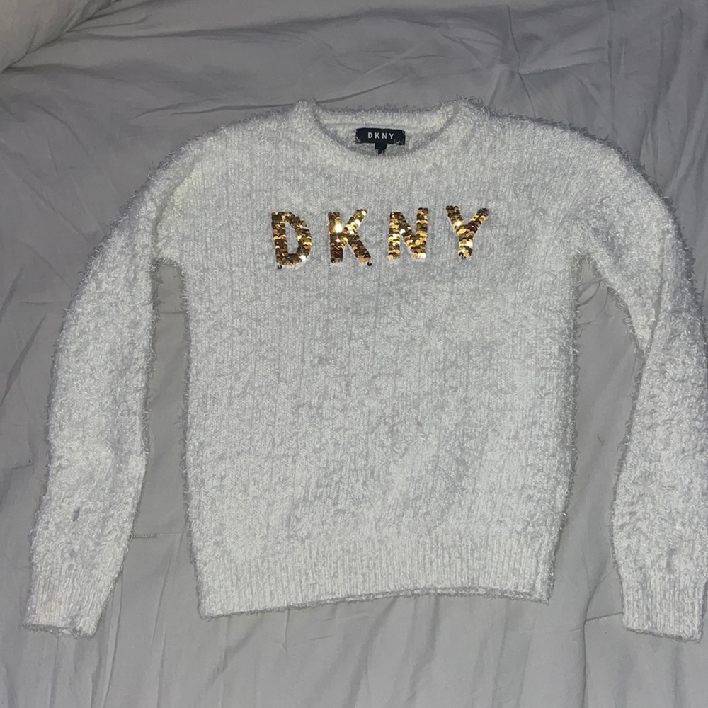DKNY kids fluffy sweatshirt